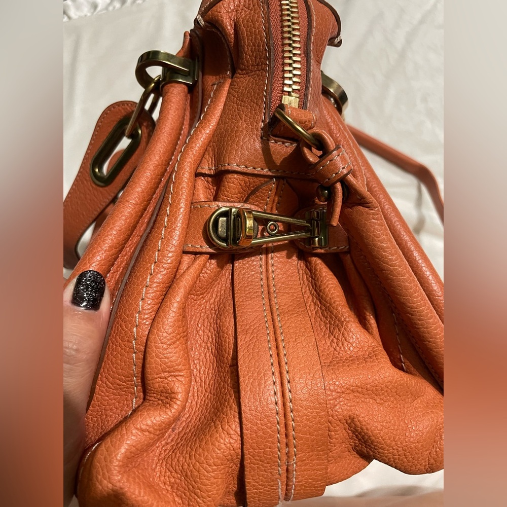 Chloe Burnt Orange Medium Paraty Bag 🧡 - Picture 14 of 16